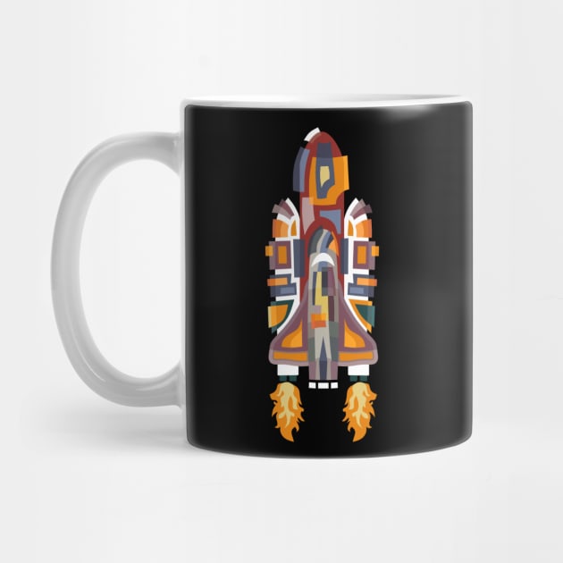 DESIGNED TO FLY OUTER SPACE by STYLIZED ART